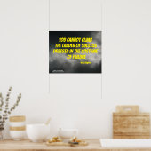 梯子をジグザグに登ることはできない ポスター (キッチン)