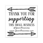 梱包するスモールビジネス感謝していのサポート セルフインキングスタンプ (デザイン)