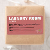 梱包の移動の整理ラベル – ランドリールーム ラベル (インサイチュ)