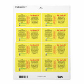 梱包ラベル ラベル (フルシート)