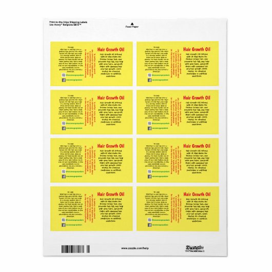 梱包ラベル ラベル (フルシート)