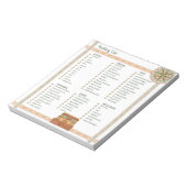 梱包リスト ノートパッド (回転)