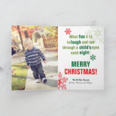 梳かせます精神に明るい写真を折られる シーズンカード (内部)