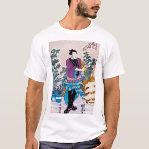 梵日本の斎師·国芳·浮世絵 Tシャツ