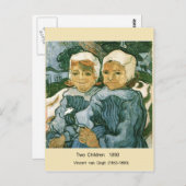 梵 高ビンセント・ヴァン・ゴッホ ポストカード (正面/裏面)