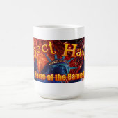 棄却物の避難所のロゴのマグ コーヒーマグカップ (中央)