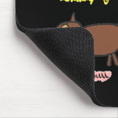 棒おもしろい犬 マウスパッド (コーナー)