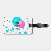 棒つきキャンデーとキャンディドット ラゲッジタグ (裏面横)