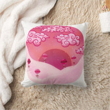 棒つきキャンデーと雲かわいらし雲