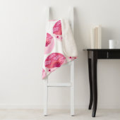 棒つきキャンデーと雲かわいらし雲 シェルパブランケット (インサイチュ)