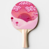 棒つきキャンデーと雲かわいらし雲 卓球ラケット (裏面)