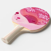 棒つきキャンデーと雲かわいらし雲 卓球ラケット (正面アングル)