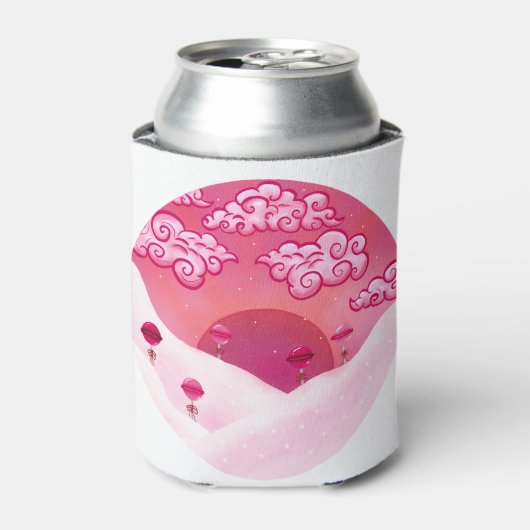 棒つきキャンデーと雲かわいらし雲 缶クーラー (缶正面)