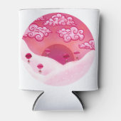 棒つきキャンデーと雲かわいらし雲 缶クーラー (正面)