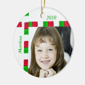 棒つきキャンデーのオーナメント セラミックオーナメント (左)