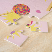 棒つきキャンデーのダンス ジグソーパズル (側面)