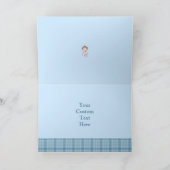 棒つきキャンデーのベビーの誕生の発表 案内状 (内部)