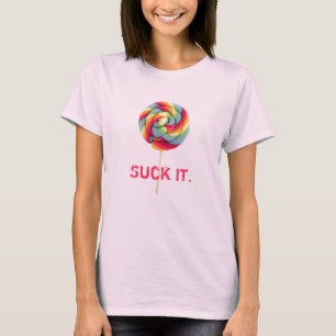 棒つきキャンデーのワイシャツ Tシャツ