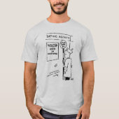 棒つきキャンデーの人はデートすること庁にいる Tシャツ (正面)