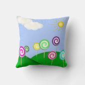 棒つきキャンデーの土地 クッション (裏面)