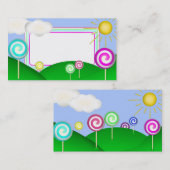 棒つきキャンデーの土地 名刺 (正面/裏面)