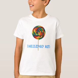 棒つきキャンデーの子供 Tシャツ