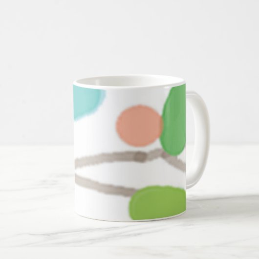 "棒つきキャンデーの花", 11ozコーヒーマグ コーヒーマグカップ (正面右)