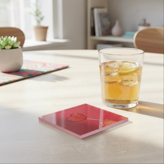 棒つきキャンデーガラスコースター ガラスコースター