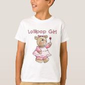 棒つきキャンデーガールTシャツとギフト Tシャツ (正面)