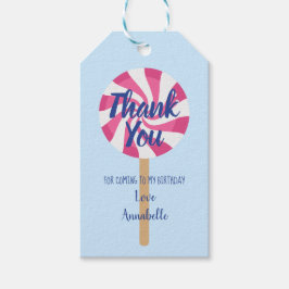 棒つきキャンデーキッズサンキュー ギフトタグ