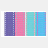 棒つきキャンデーキャンディカラフルー服学校 ラベル (シート)