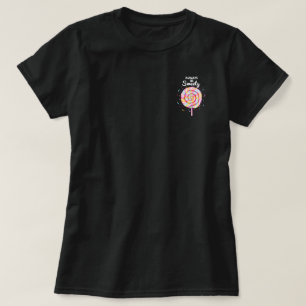 棒つきキャンデーキャンディキャラメルドロップズ常に甘い Tシャツ