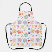 棒つきキャンデーキャンディパタカラフルン エプロン (正面)