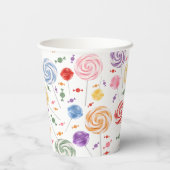 棒つきキャンデーキャンディパタカラフルン 紙コップ (裏面)