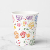 棒つきキャンデーキャンディパタカラフルン 紙コップ (右)