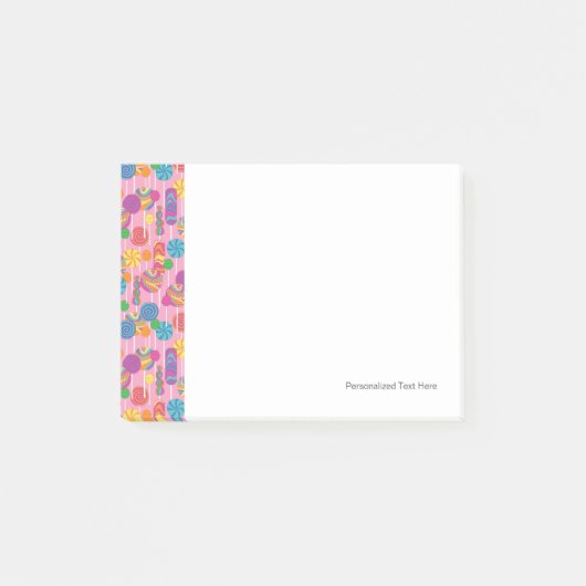 棒つきキャンデーキャンディパターン ポストイット (正面)