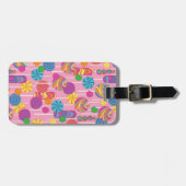 棒つきキャンデーキャンディパターン ラゲッジタグ (正面横)