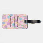 棒つきキャンデーキャンディパターン ラゲッジタグ (裏面横)