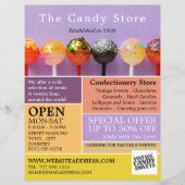 棒つきキャンデーキャンディ、菓子用品広告ズ チラシ (正面)