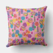 棒つきキャンデーキャンデーパターン クッション (裏面)