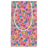 棒つきキャンデーキャンデーパターン スモールペーパーバッグ (正面)