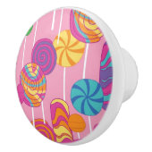 棒つきキャンデーキャンデーパターン セラミックノブ (右)