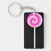 棒つきキャンデーキーチェーン(プリンセスマゼンタ) キーホルダー (正面)