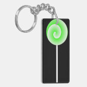 棒つきキャンデーキーチェーン(ライム) キーホルダー (正面左)