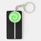 棒つきキャンデーキーチェーン(ライム) キーホルダー (裏面)