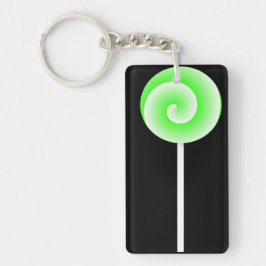 棒つきキャンデーキーチェーン(ライム) キーホルダー