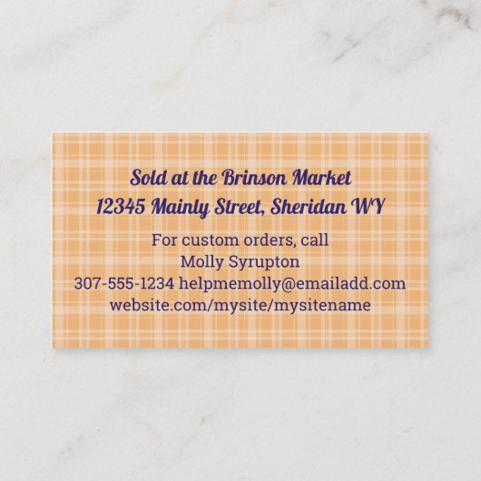 棒つきキャンデーサッカー飴メーカー菓子 名刺 (裏面)