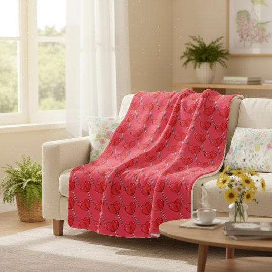 棒つきキャンデーシェルパブランケット シェルパブランケット