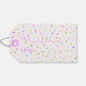 棒つきキャンデースウィートキャンディキャラメルドロップズイラストレーション ギフトタグ (裏面横)