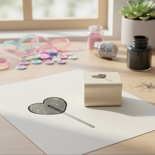 棒つきキャンデースタンプ ラバースタンプ